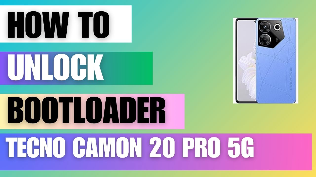 Unlock the bootloader of your Tecno Camon 20 Pro 5G phone to customize your device up to extreme levels such as rooting, installing TWRP, flashing custom firmware, and more.