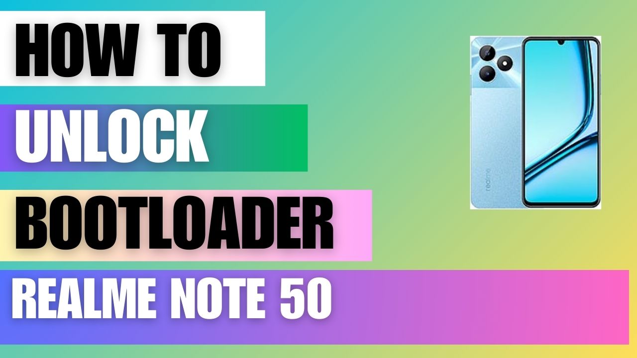 Unlock bootloader on Realme Note 50 using Bugjagger App