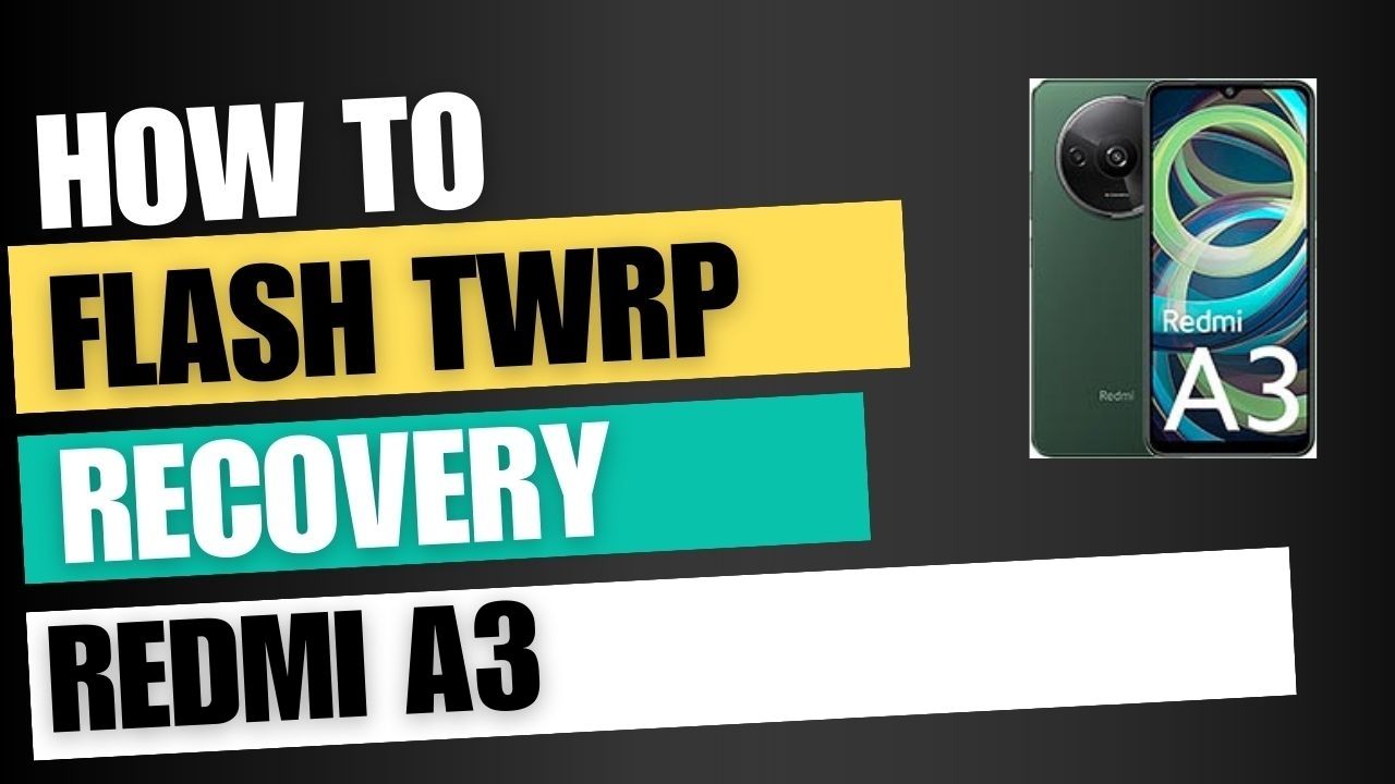 Download TWRP Recovery For Redmi A3