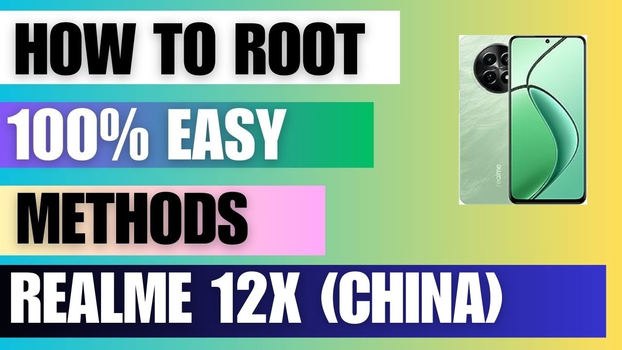How to Root Realme 12x (China) using Magisk Manager
